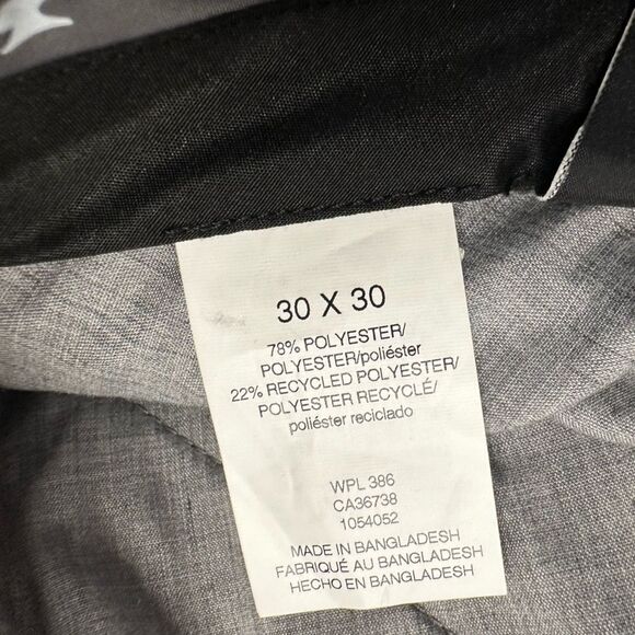 NWT Haggar Men’s Black Premium Stretch Comfort Flat Front Dress Pants - Size 30” - Picture 8 of 11